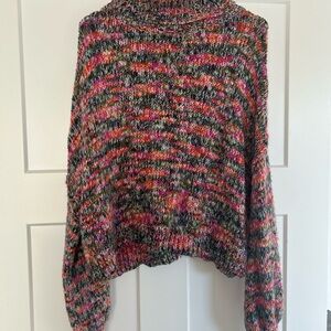 Multicolor Knit Women's Sweater